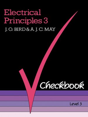 cover image of Electrical Principles 3 Checkbook